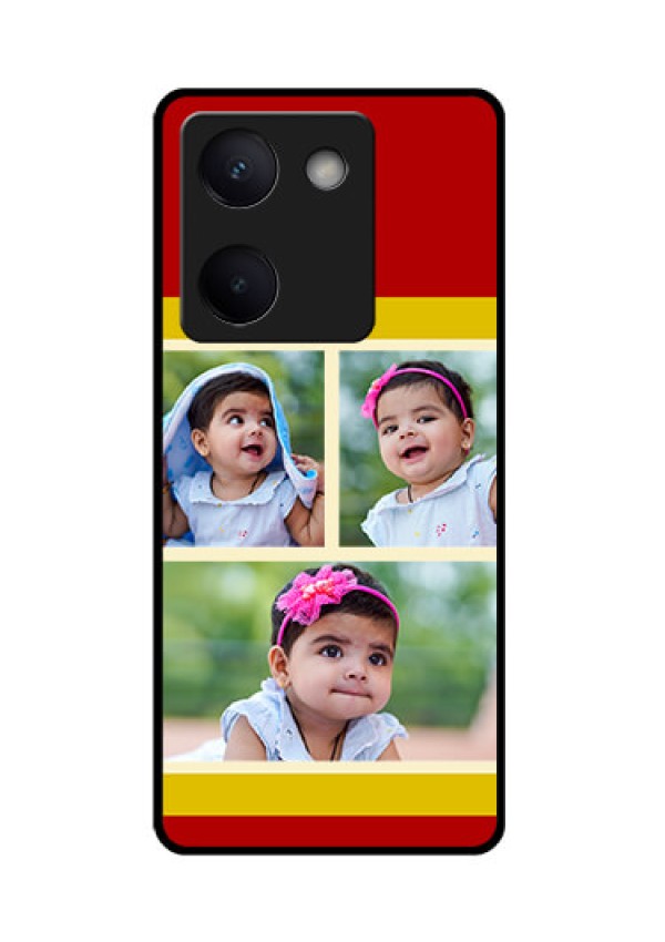 Vivo Y300 Plus 5G Custom Glass Phone Case - Multiple Pic Upload Design