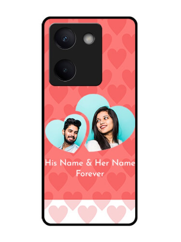 Custom Vivo Y300 Plus 5G Custom Glass Phone Case - Couple Pic Upload Design