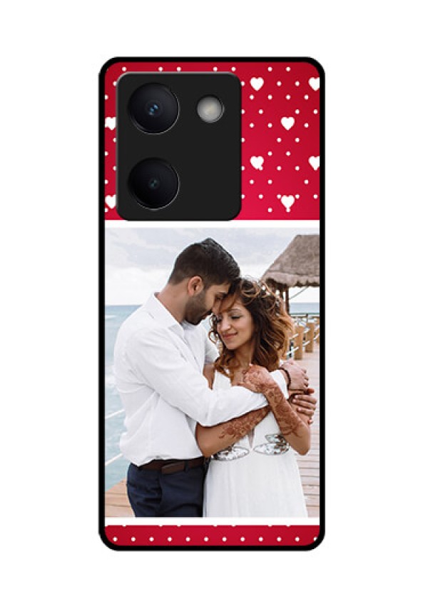 Vivo Y300 Plus 5G Custom Glass Phone Case - Hearts Mobile Case Design