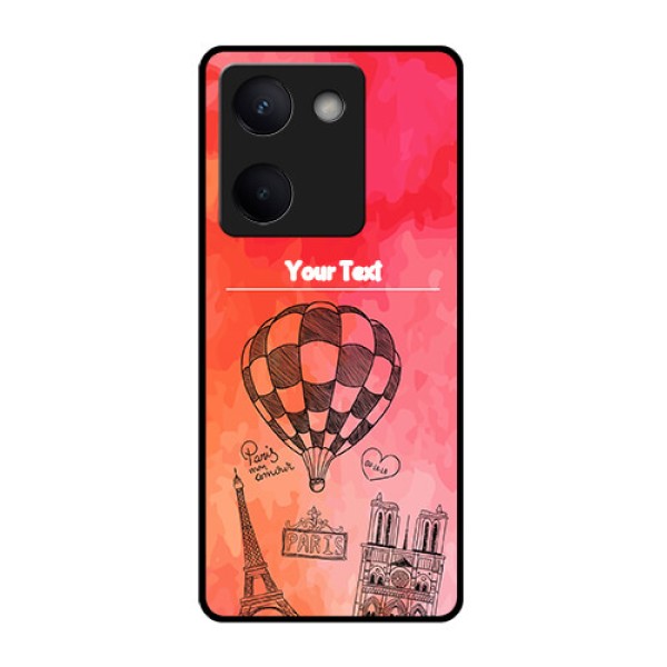 Vivo Y300 Plus 5G Custom Glass Phone Case - Paris Theme Design
