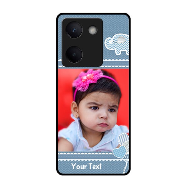 Vivo Y300 Plus 5G Custom Glass Phone Case - With Kids Pattern Design