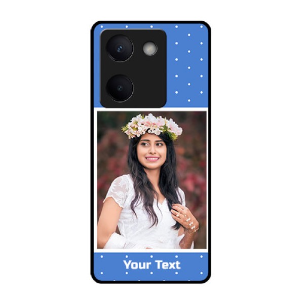 Vivo Y300 Plus 5G Custom Glass Phone Case - Polka Dots Design