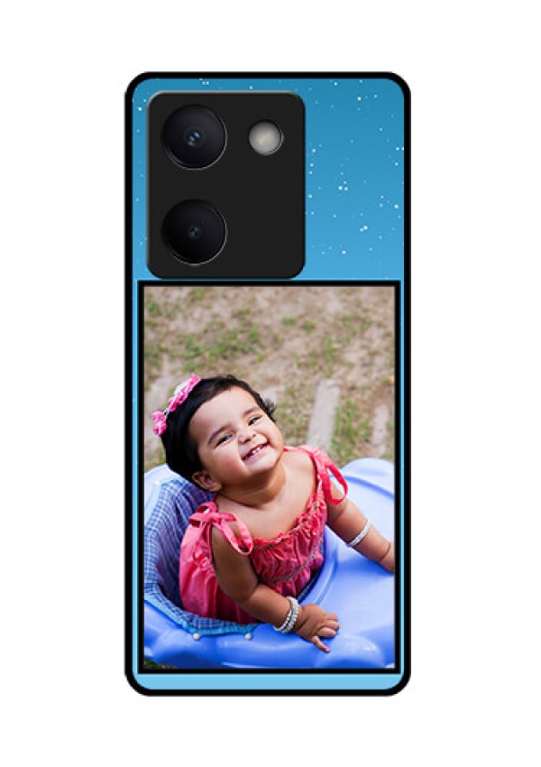 Vivo Y300 Plus 5G Custom Glass Phone Case - Wave Pattern Colorful Design