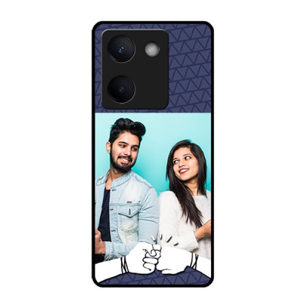 Vivo Y300 Plus 5G Custom Glass Phone Case - With Best Friends Design