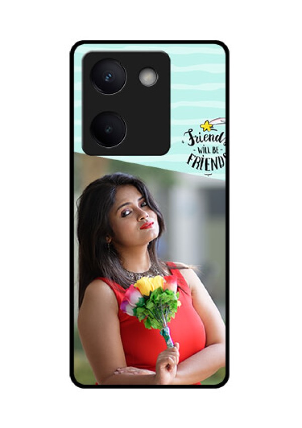 Vivo Y300 Plus 5G Custom Glass Phone Case - Friends Picture Icon Design
