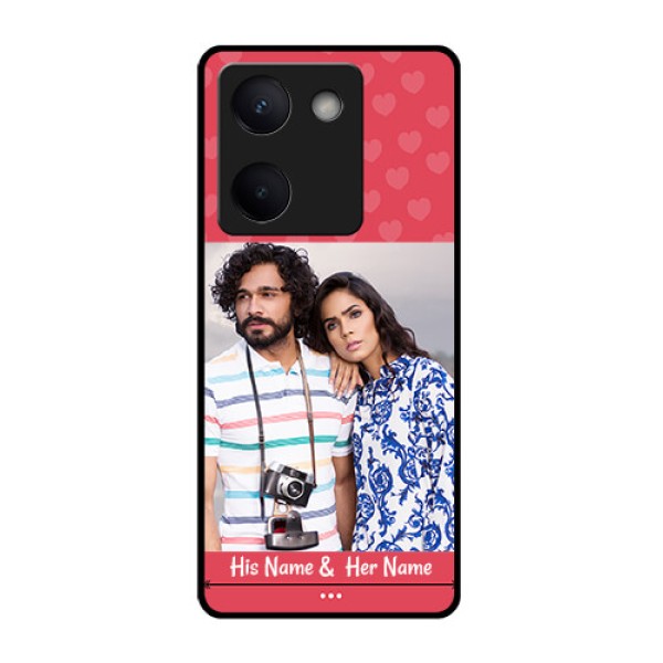 Vivo Y300 Plus 5G Custom Glass Phone Case - Simple Love Design