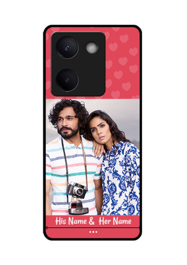 Vivo Y300 Plus 5G Custom Glass Phone Case - Simple Love Design