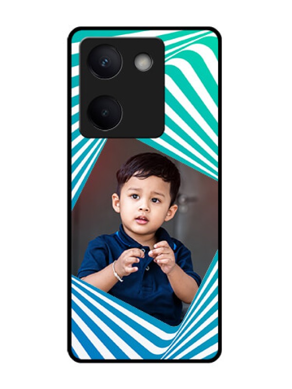 Custom Vivo Y300 Plus 5G Custom Glass Phone Case - Abstract Spiral Design