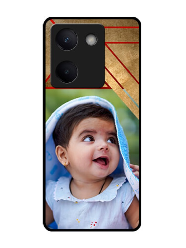 Custom Vivo Y300 Plus 5G Custom Glass Phone Case - Gradient Abstract Texture Design