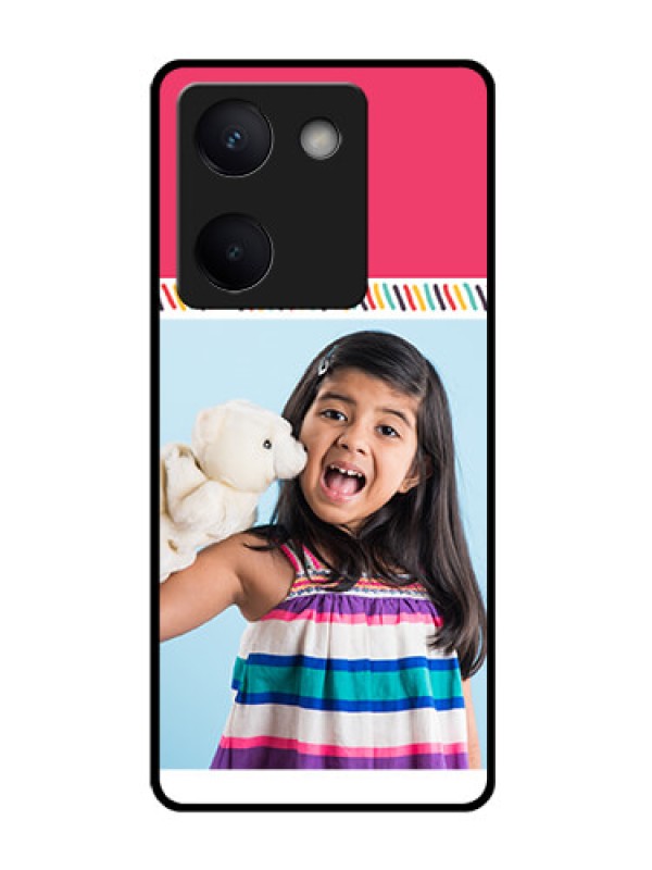 Custom Vivo Y300 Plus 5G Custom Glass Phone Case - Line Art Design