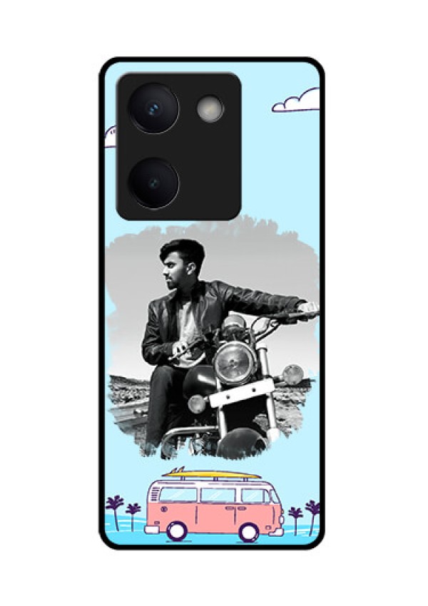 Vivo Y300 Plus 5G Custom Glass Phone Case - Travel and Adventure Design