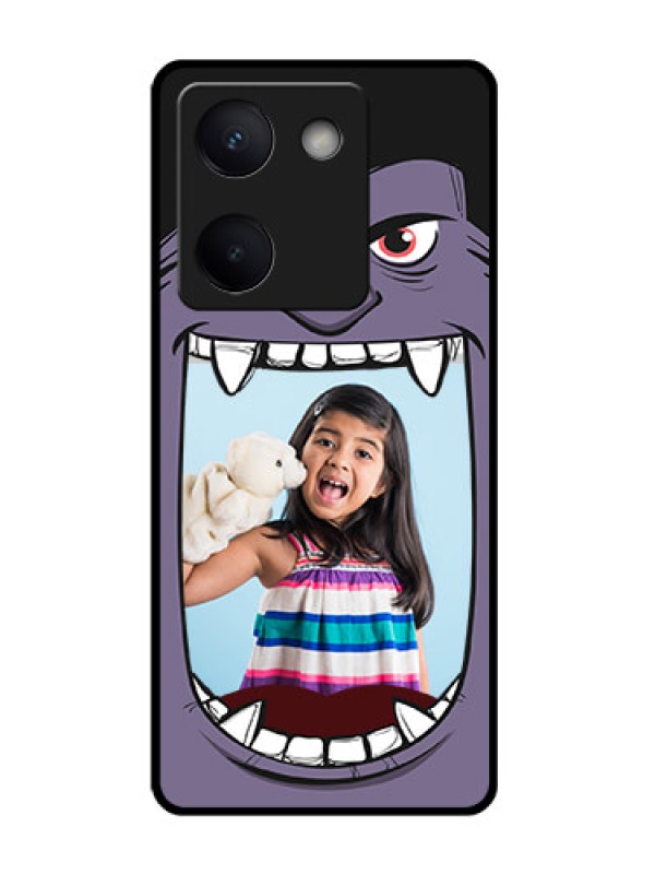 Custom Vivo Y300 Plus 5G Custom Glass Phone Case - Angry Monster Design