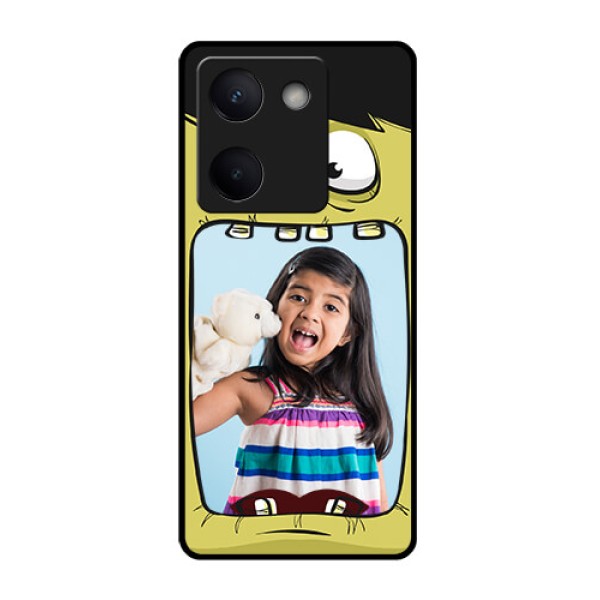 Vivo Y300 Plus 5G Custom Glass Phone Case - Cartoon Monster Back Case Design Vivo Y300 Plus 5G Custom Glass Phone Case - Cartoon Monster Back Case Design