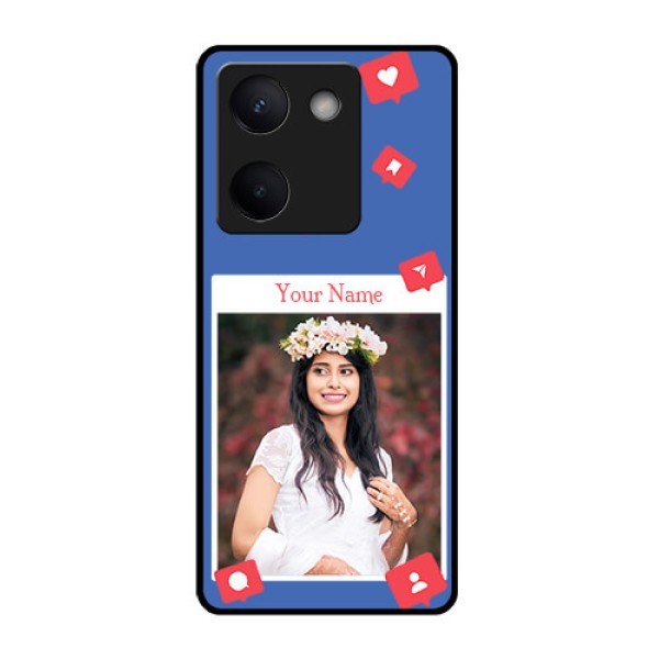 Vivo Y300 Plus 5G Custom Glass Phone Case - Like Share And Comment Design Vivo Y300 Plus 5G Custom Glass Phone Case - Like Share And Comment Design