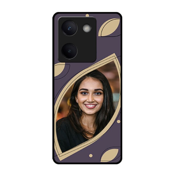 Vivo Y300 Plus 5G Custom Glass Phone Case - Falling Leaf Design