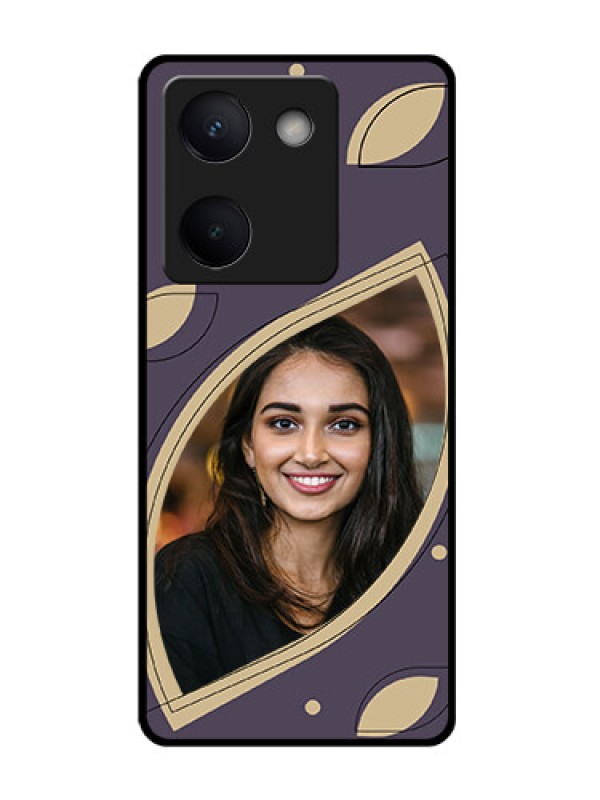 Custom Vivo Y300 Plus 5G Custom Glass Phone Case - Falling Leaf Design