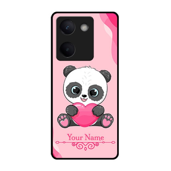 Vivo Y300 Plus 5G Custom Glass Phone Case - Cute Panda Design