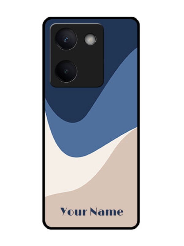 Custom Vivo Y300 Plus 5G Custom Glass Phone Case - Abstract Drip Art Design