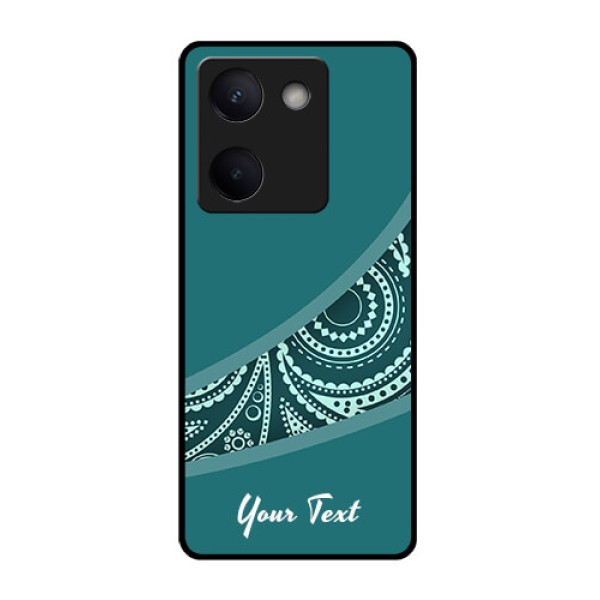 Vivo Y300 Plus 5G Custom Glass Phone Case - Semi Visible Floral Design Vivo Y300 Plus 5G Custom Glass Phone Case - Semi Visible Floral Design