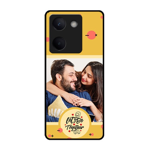 Vivo Y300 Plus 5G Custom Glass Phone Case - Lets Be Together Design Vivo Y300 Plus 5G Custom Glass Phone Case - Lets Be Together Design