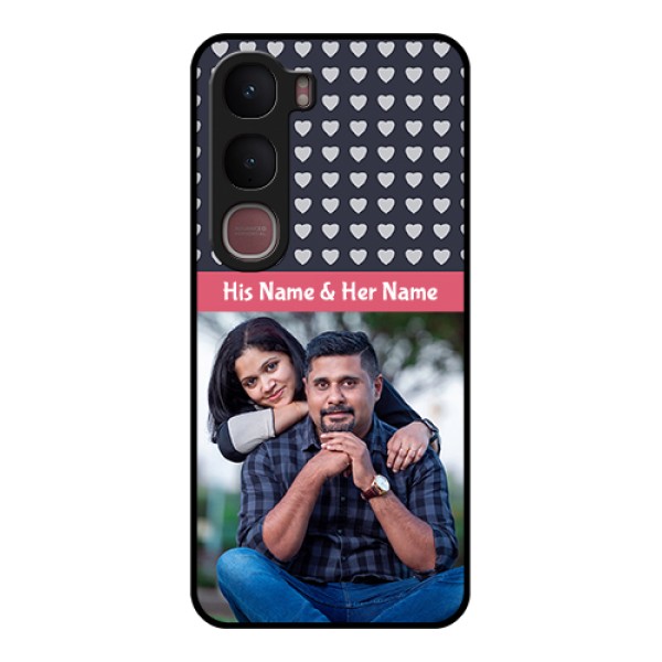 Vivo Y31 5G Custom Glass Phone Case - Love Symbols Design