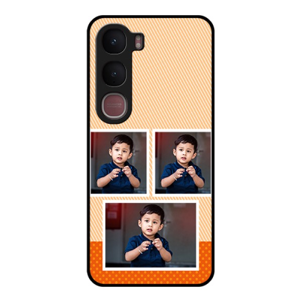 Vivo Y31 5G Custom Glass Phone Case - Bulk Photos Upload Design