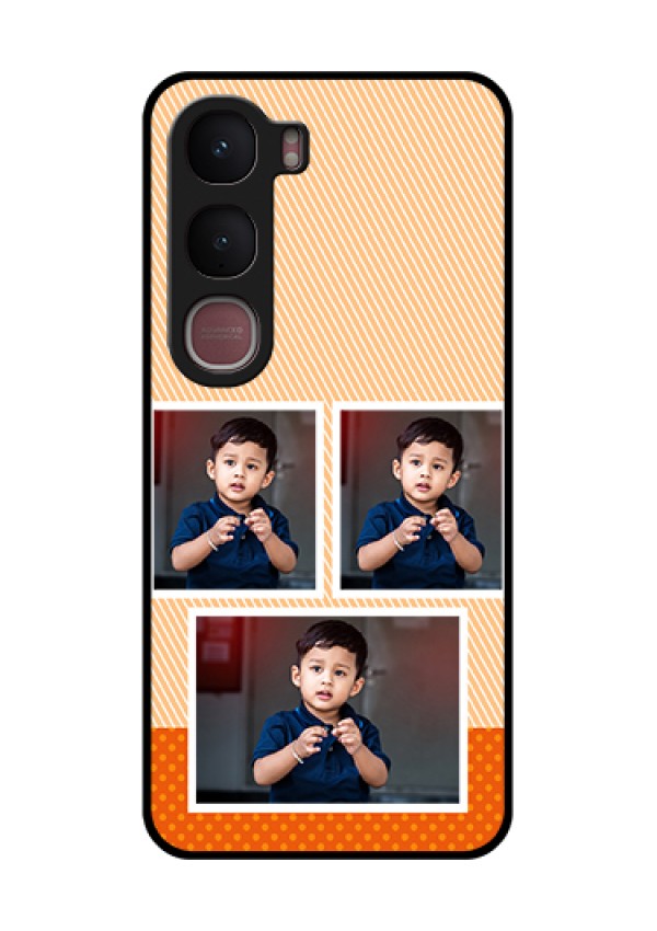 Vivo Y31 5G Custom Glass Phone Case - Bulk Photos Upload Design