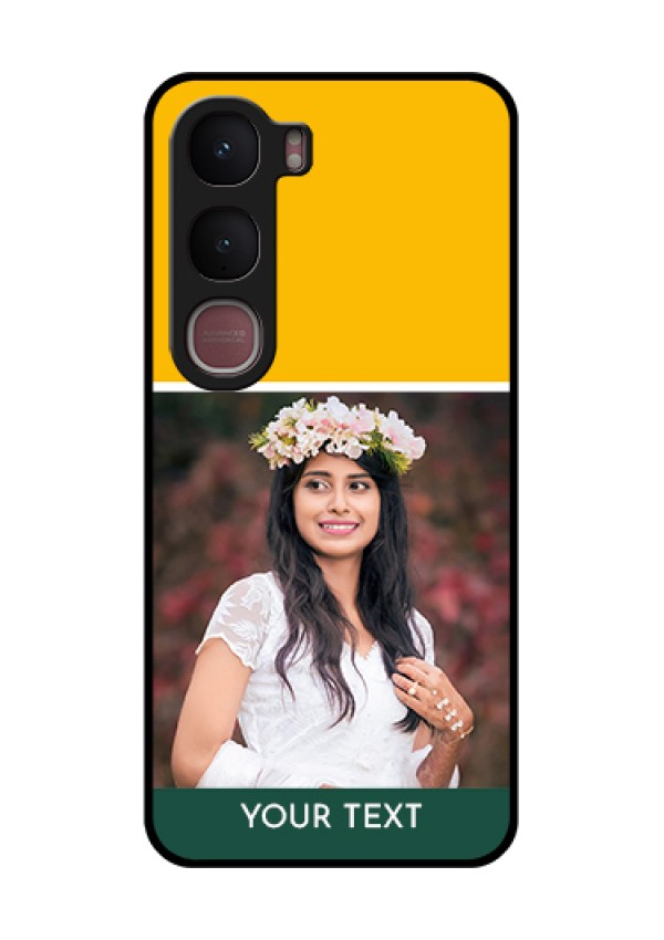 Vivo Y31 5G Custom Glass Phone Case - Love You Design