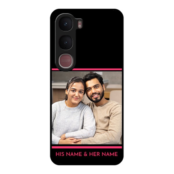 Vivo Y31 5G Custom Glass Phone Case - With Add Text Design