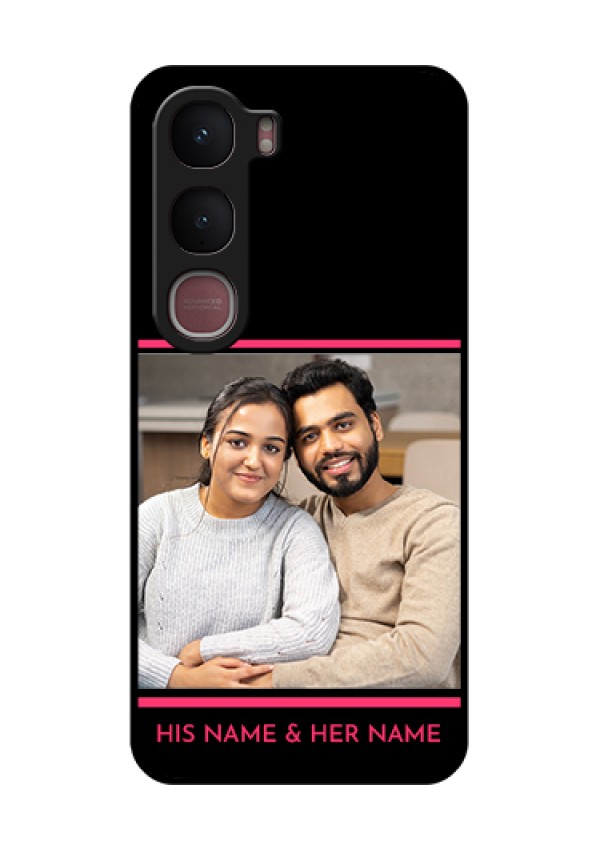 Vivo Y31 5G Custom Glass Phone Case - With Add Text Design