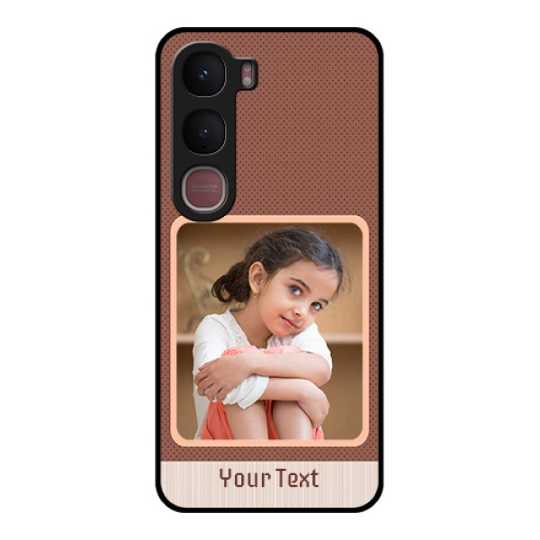 Vivo Y31 5G Custom Glass Phone Case - Simple Pic Upload Design