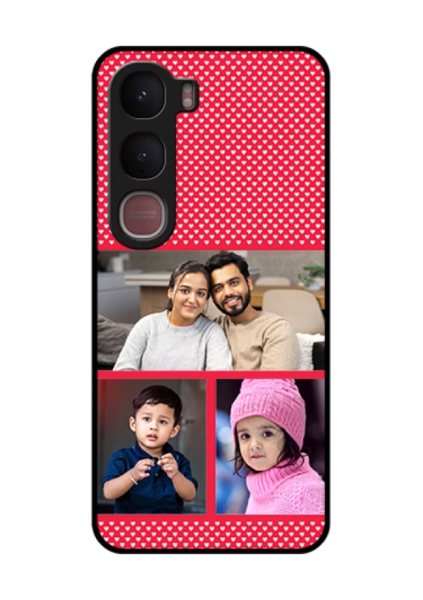 Vivo Y31 5G Custom Glass Phone Case - Bulk Photo Upload Design