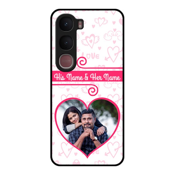 Vivo Y31 5G Custom Glass Phone Case - Heart Shape Love Design Vivo Y31 5G Custom Glass Phone Case - Heart Shape Love Design