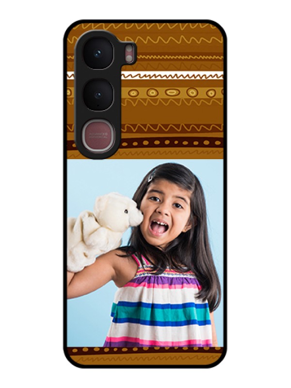 Custom Vivo Y31 5G Custom Glass Phone Case - Friends Picture Upload Design