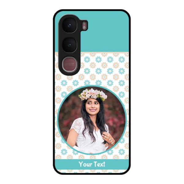 Vivo Y31 5G Custom Glass Phone Case - Beautiful Flowers Design