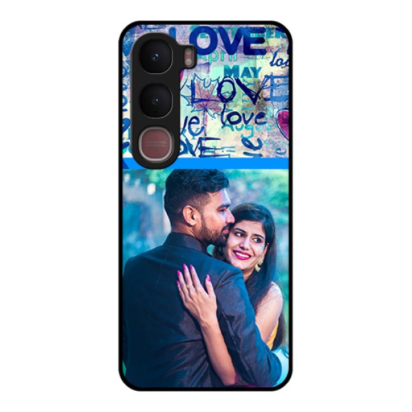 Vivo Y31 5G Custom Glass Phone Case - Colorful Love Design
