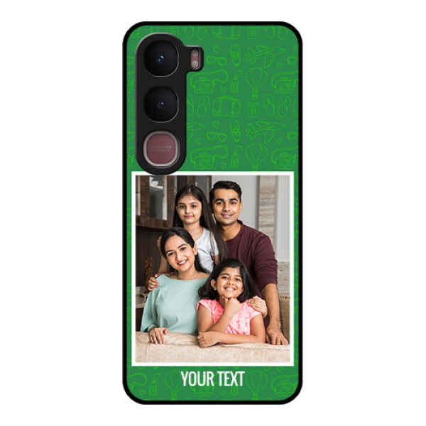 Vivo Y31 5G Custom Glass Phone Case - Picture Upload Design