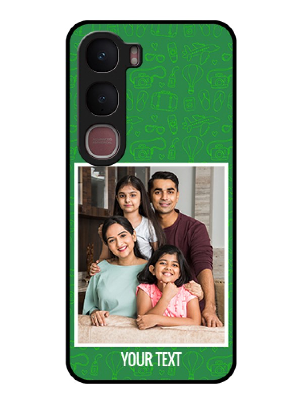 Custom Vivo Y31 5G Custom Glass Phone Case - Picture Upload Design