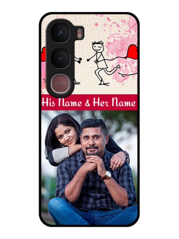 Custom Vivo Y31 5G Custom Glass Phone Case - You And Me Case Design
