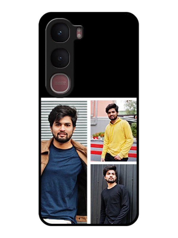 Custom Vivo Y31 5G Custom Glass Phone Case - Upload Multiple Picture Design