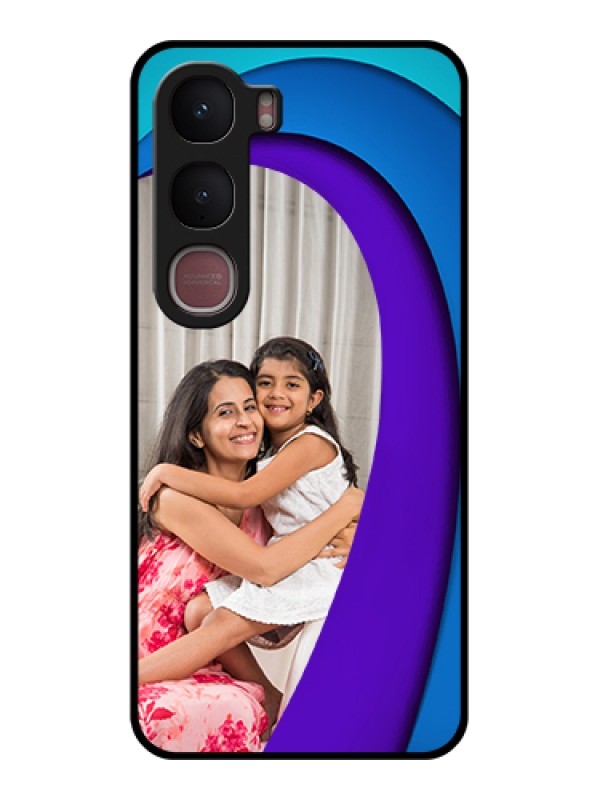 Custom Vivo Y31 5G Custom Glass Phone Case - Simple Pattern Design