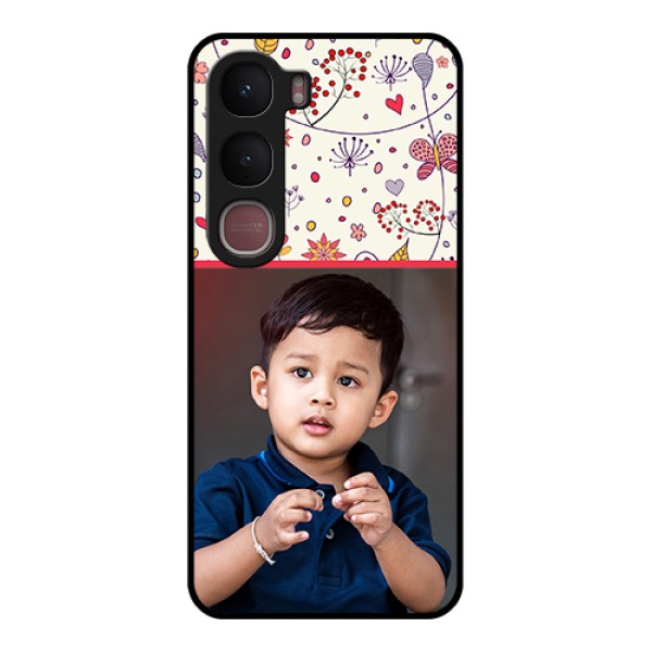 Vivo Y31 5G Custom Glass Phone Case - Premium Floral Design