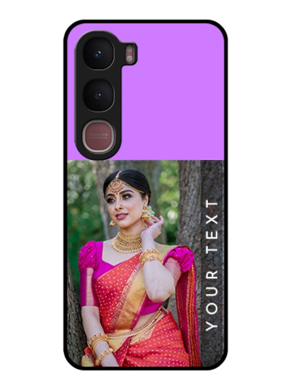 Custom Vivo Y31 5G Custom Glass Phone Case - Birthday Icons Design