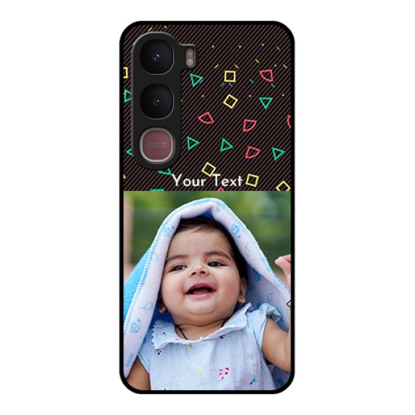 Vivo Y31 5G Custom Glass Phone Case - With Confetti Birthday Design Vivo Y31 5G Custom Glass Phone Case - With Confetti Birthday Design