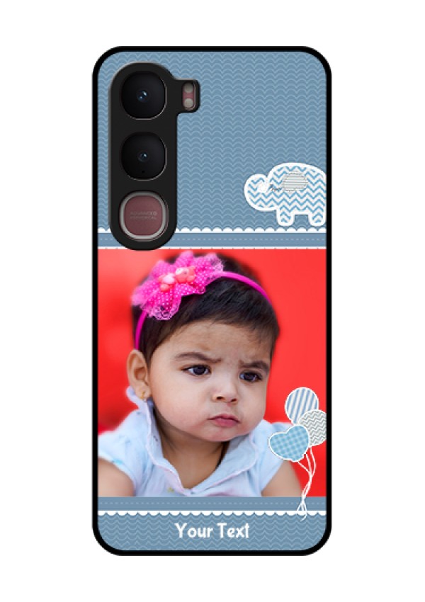 Vivo Y31 5G Custom Glass Phone Case - With Kids Pattern Design