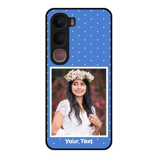 Vivo Y31 5G Custom Glass Phone Case - Polka Dots Design