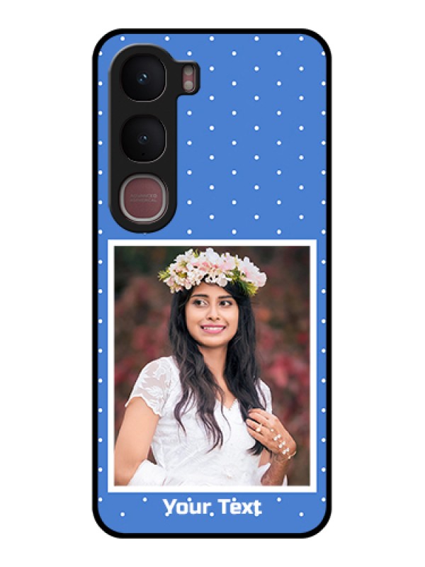 Custom Vivo Y31 5G Custom Glass Phone Case - Polka Dots Design