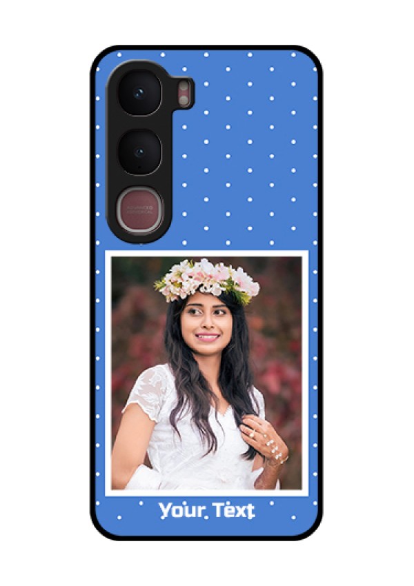 Vivo Y31 5G Custom Glass Phone Case - Polka Dots Design
