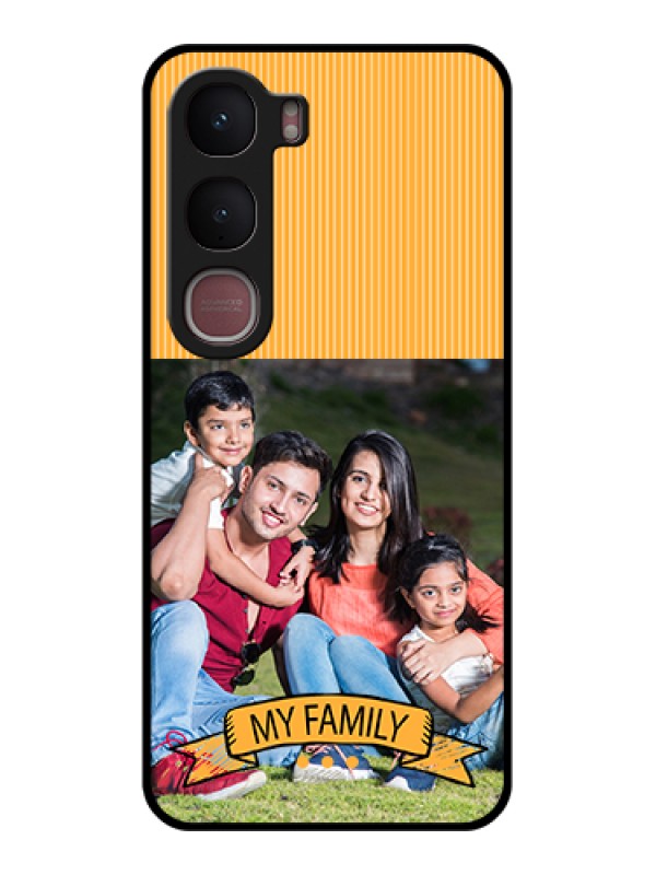 Custom Vivo Y31 5G Custom Glass Phone Case - My Family Design
