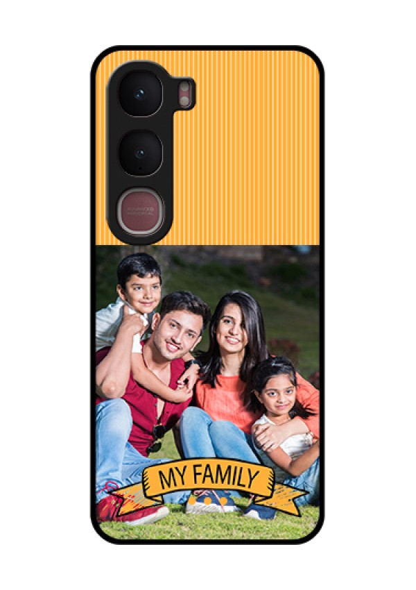 Vivo Y31 5G Custom Glass Phone Case - My Family Design
